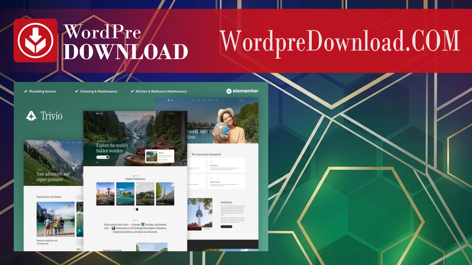 Trivio – Travel and Tour Agency Elementor Template Kit – WordpreDownload.COM