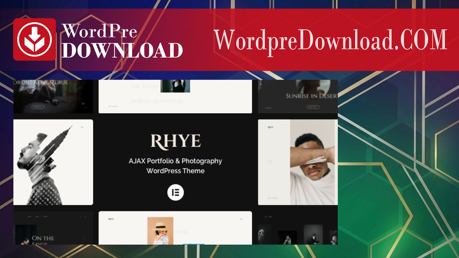 Rhye – AJAX Portfolio WordPress Theme – WordpreDownload.COM