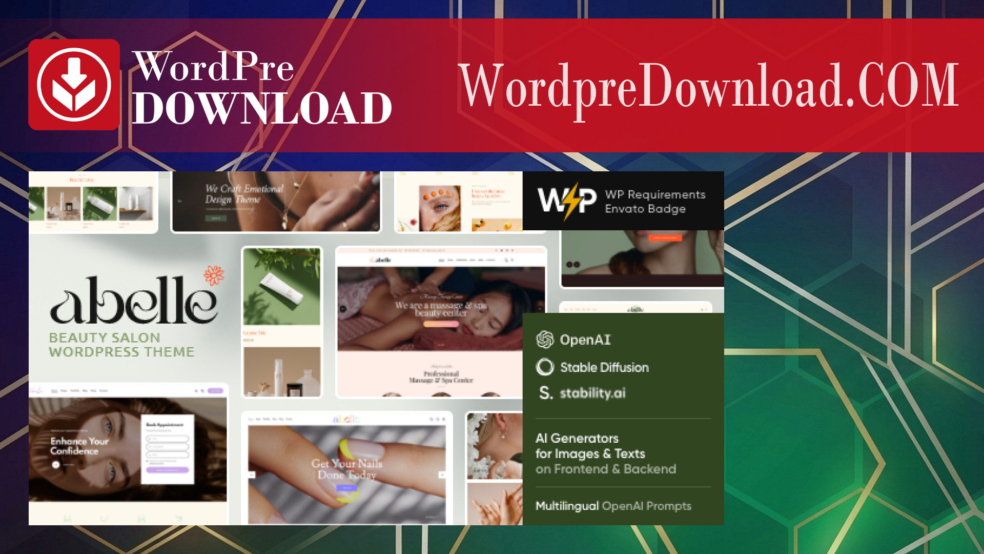 Abelle – Beauty Salon Elementor WordPress Theme – WordpreDownload.COM