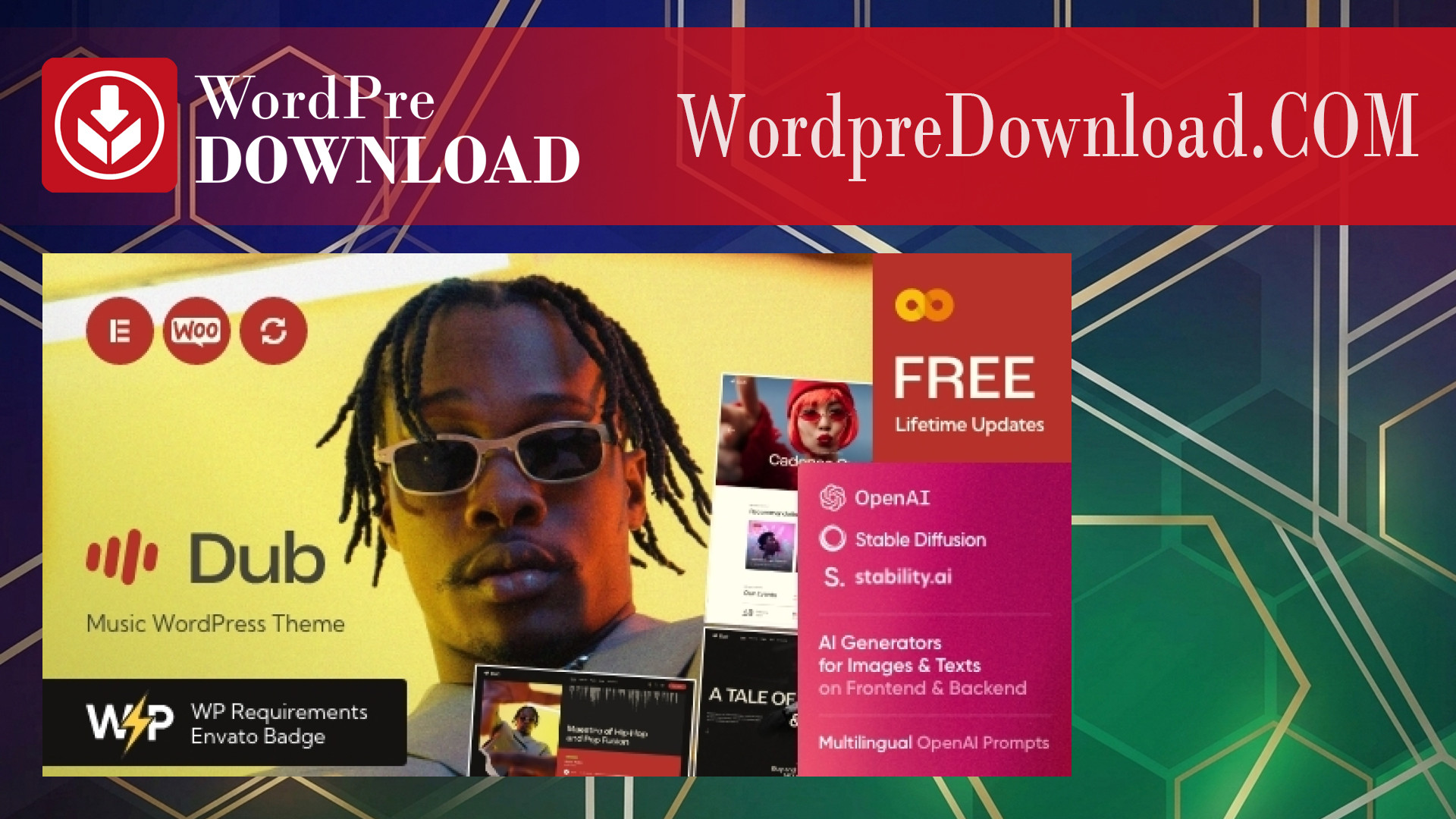 Dub – Music WordPress Theme – WordpreDownload.COM
