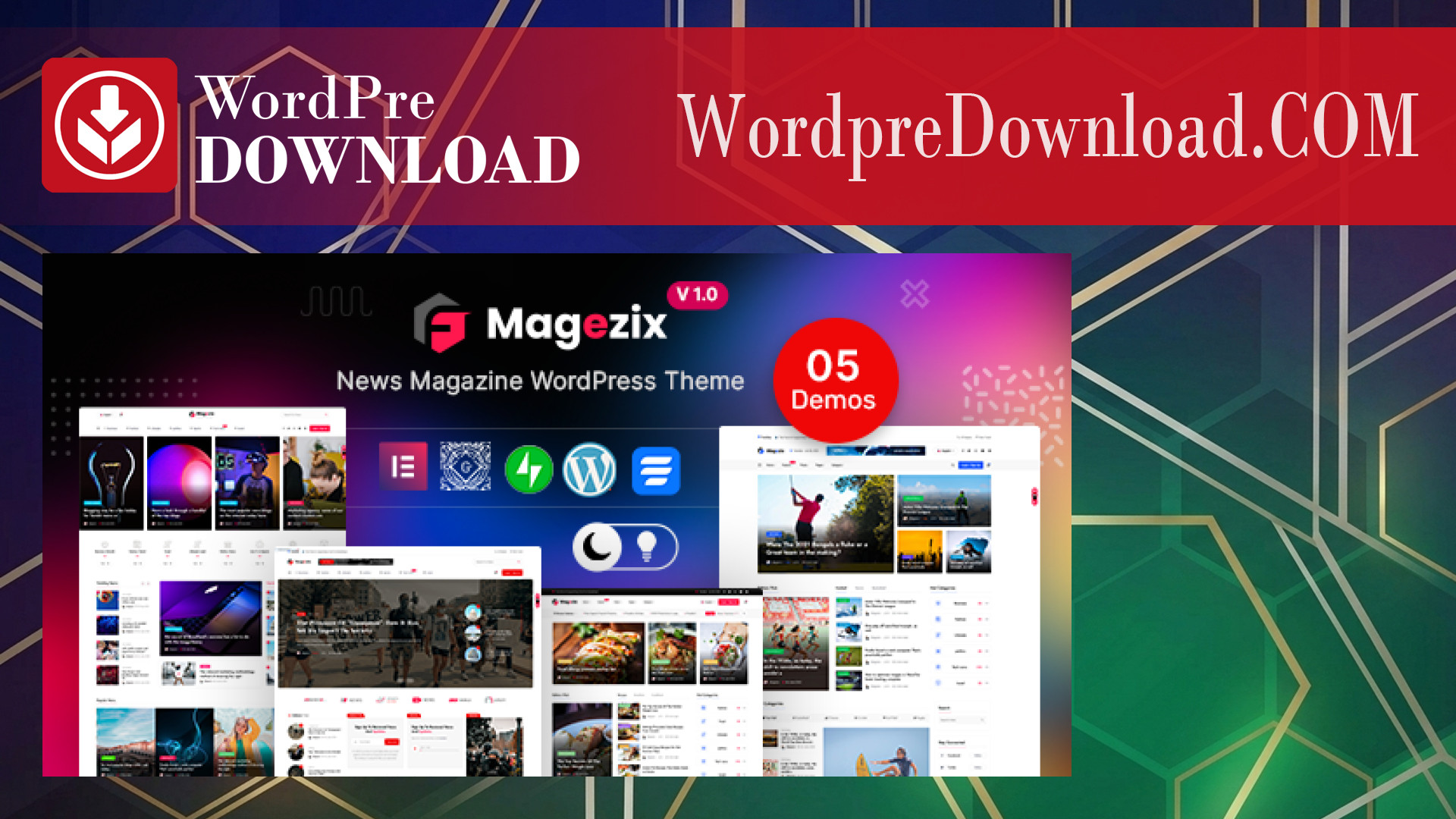Magezix – Newspaper and Magazine WordPress Theme – WordpreDownload.COM