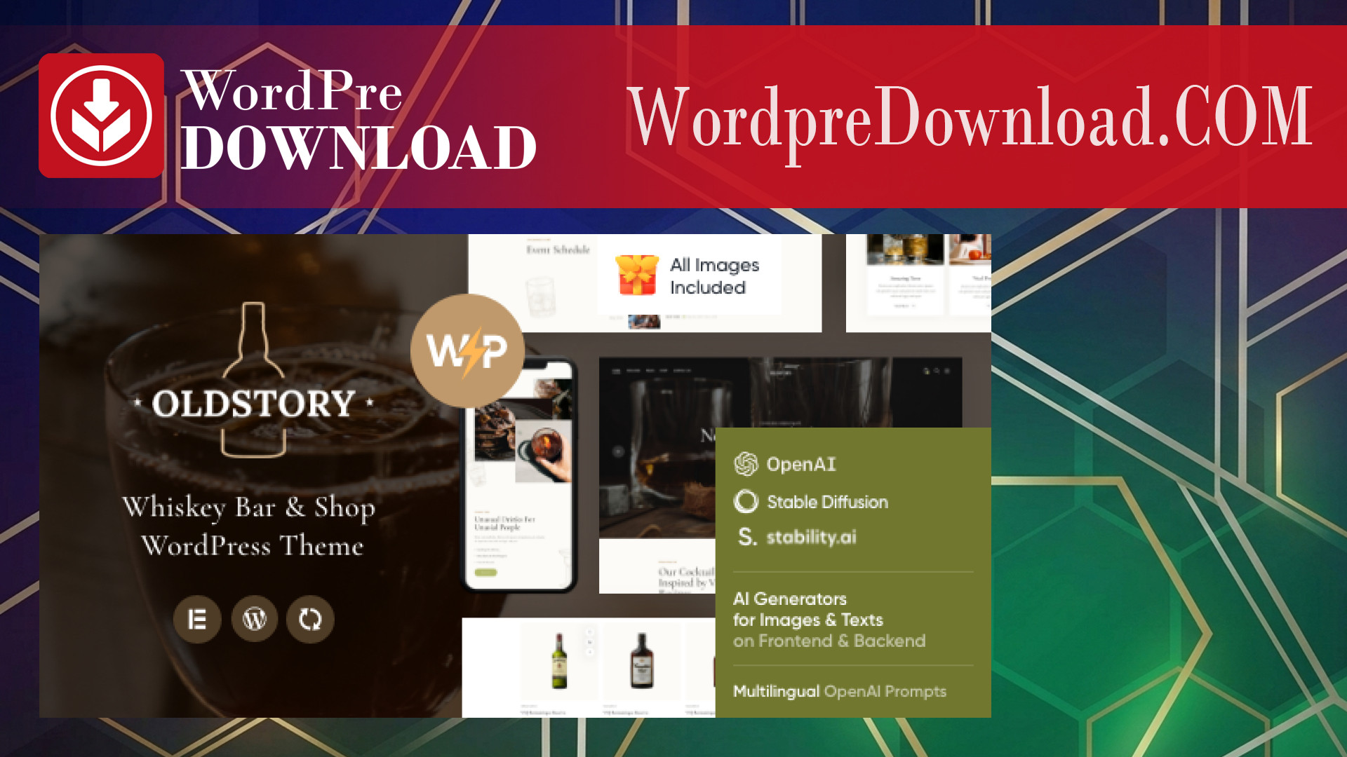 OldStory – Whisky Bar | Pub | Restaurant WordPress Theme – WordpreDownload.COM