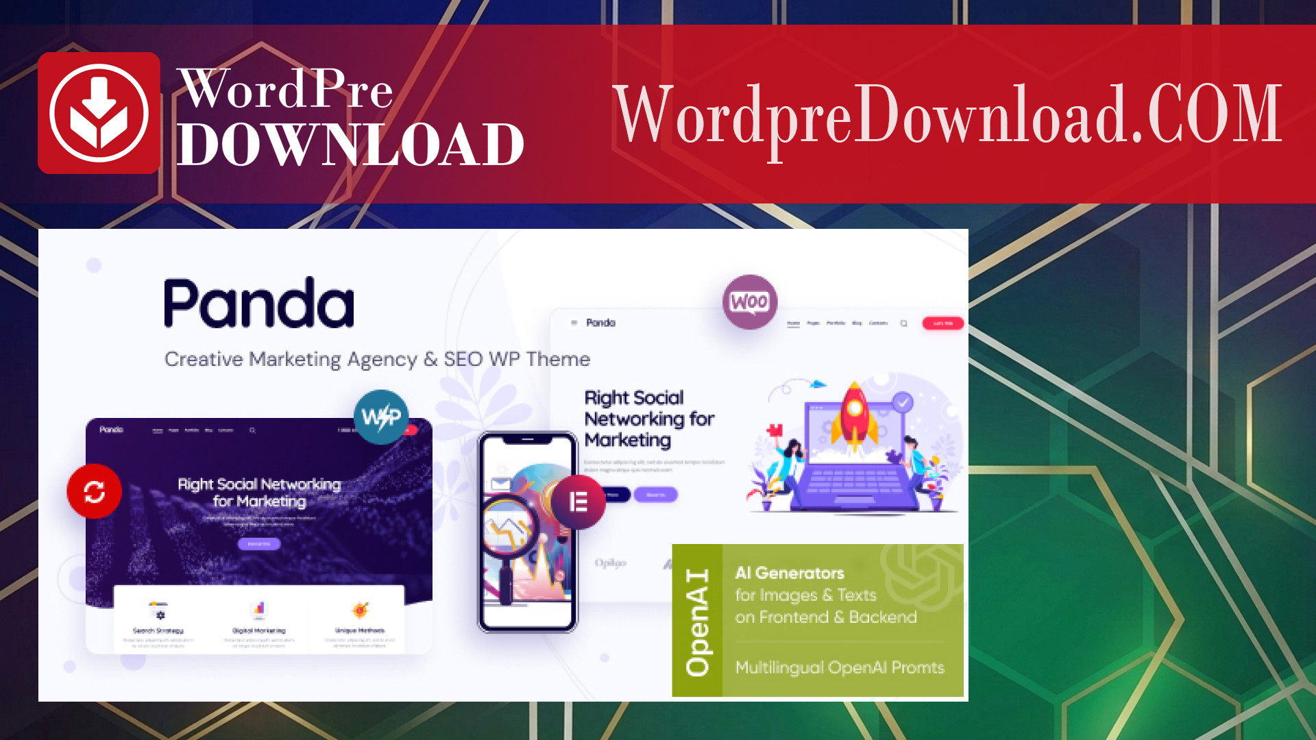 Panda – Marketing WordPress Theme – WordpreDownload.COM