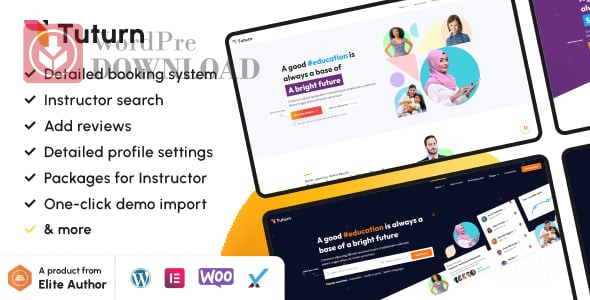 Tuturn – Online Tuition and Tutor Marketplace WordPress Plugin – WordpreDownload.COM