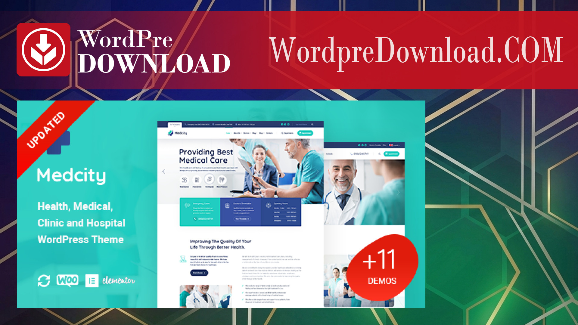 Medcity – Health and Medical WordPress Theme – WordpreDownload.COM