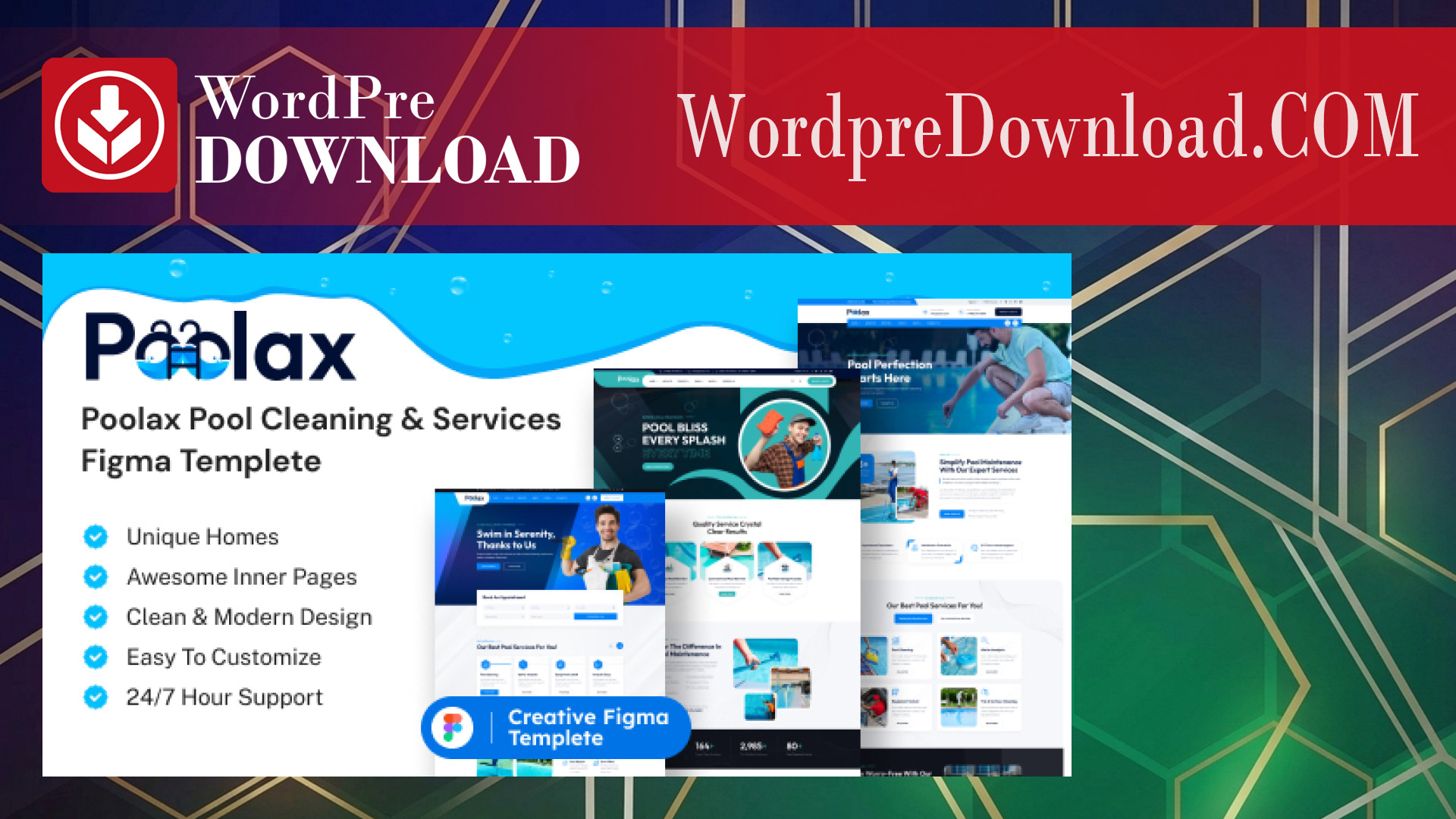 Poolax – Pool Cleaning and Services WordPress Theme – WordpreDownload.COM