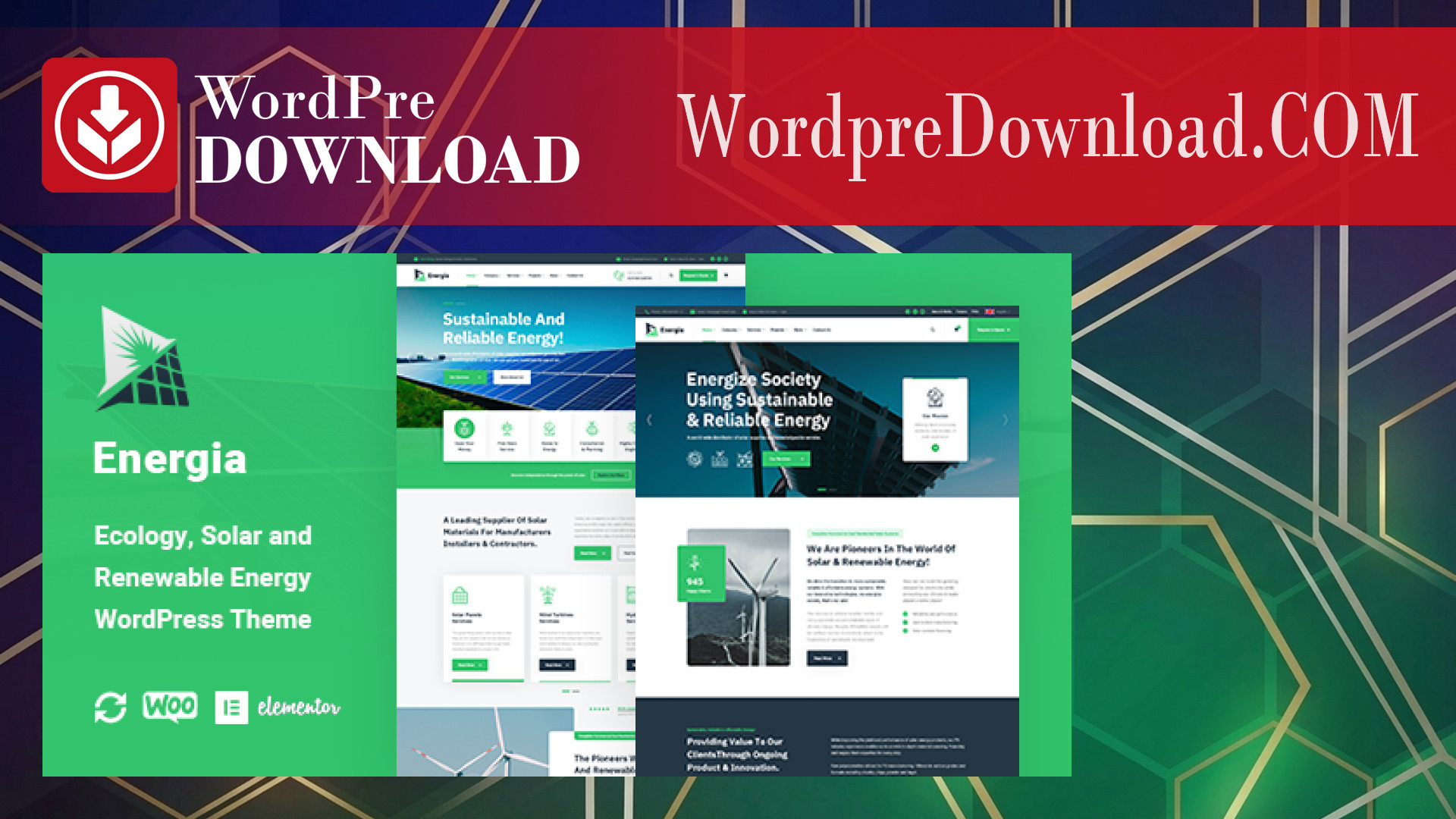 Energia – Renewable Energy WordPress Theme – WordpreDownload.COM