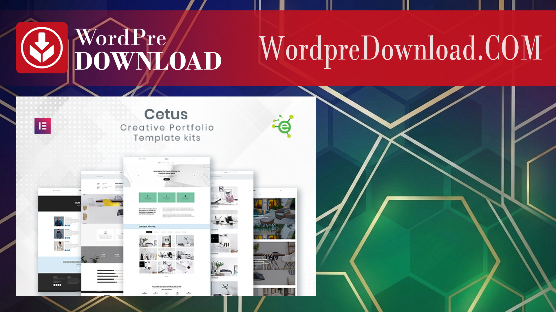 CETUS – Creative Portfolio Elementor Template Kit – Wordpredownload.com
