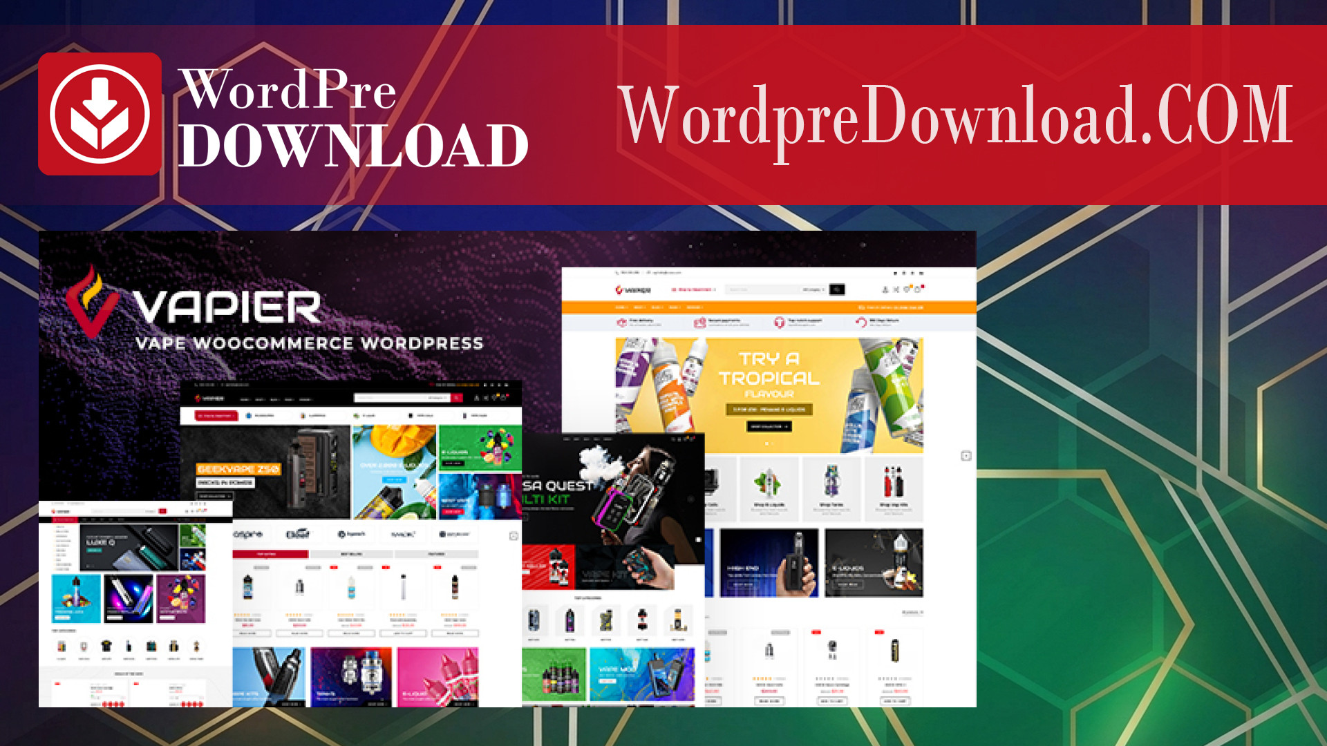 Vapier – Vape Store WooCommerce WordPress Theme – WordpreDownload.COM