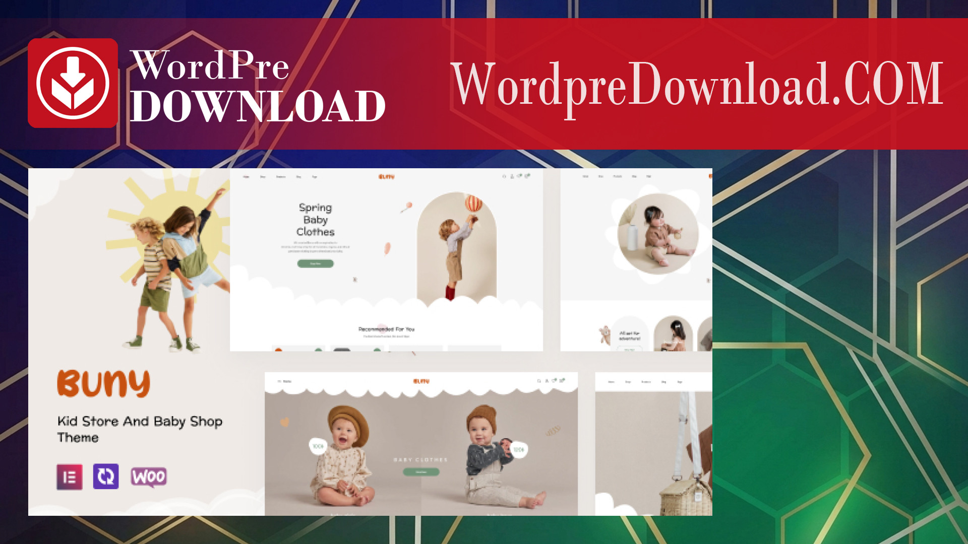 Buny – Kids Store and Baby Shop WordPress Theme – WordpreDownload.COM