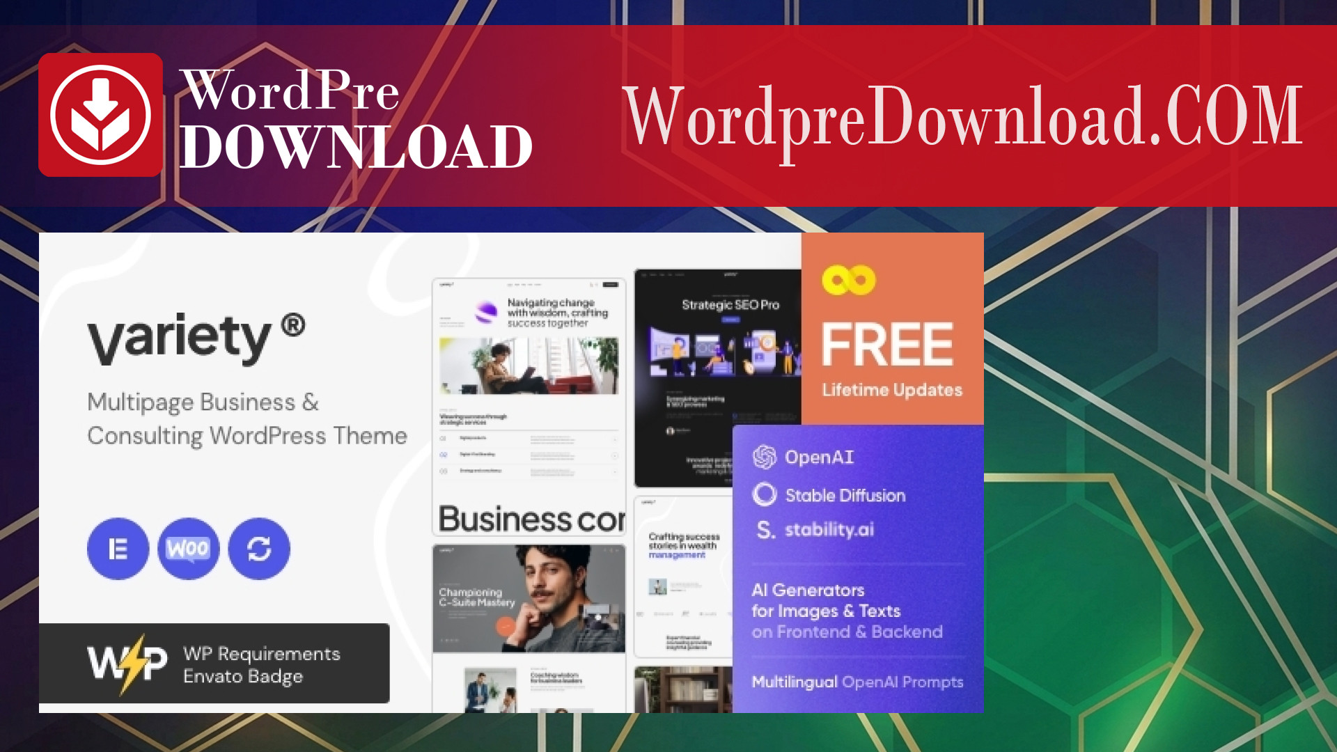Variety – Multipage Business and Consulting WordPress Theme – WordpreDownload.COM