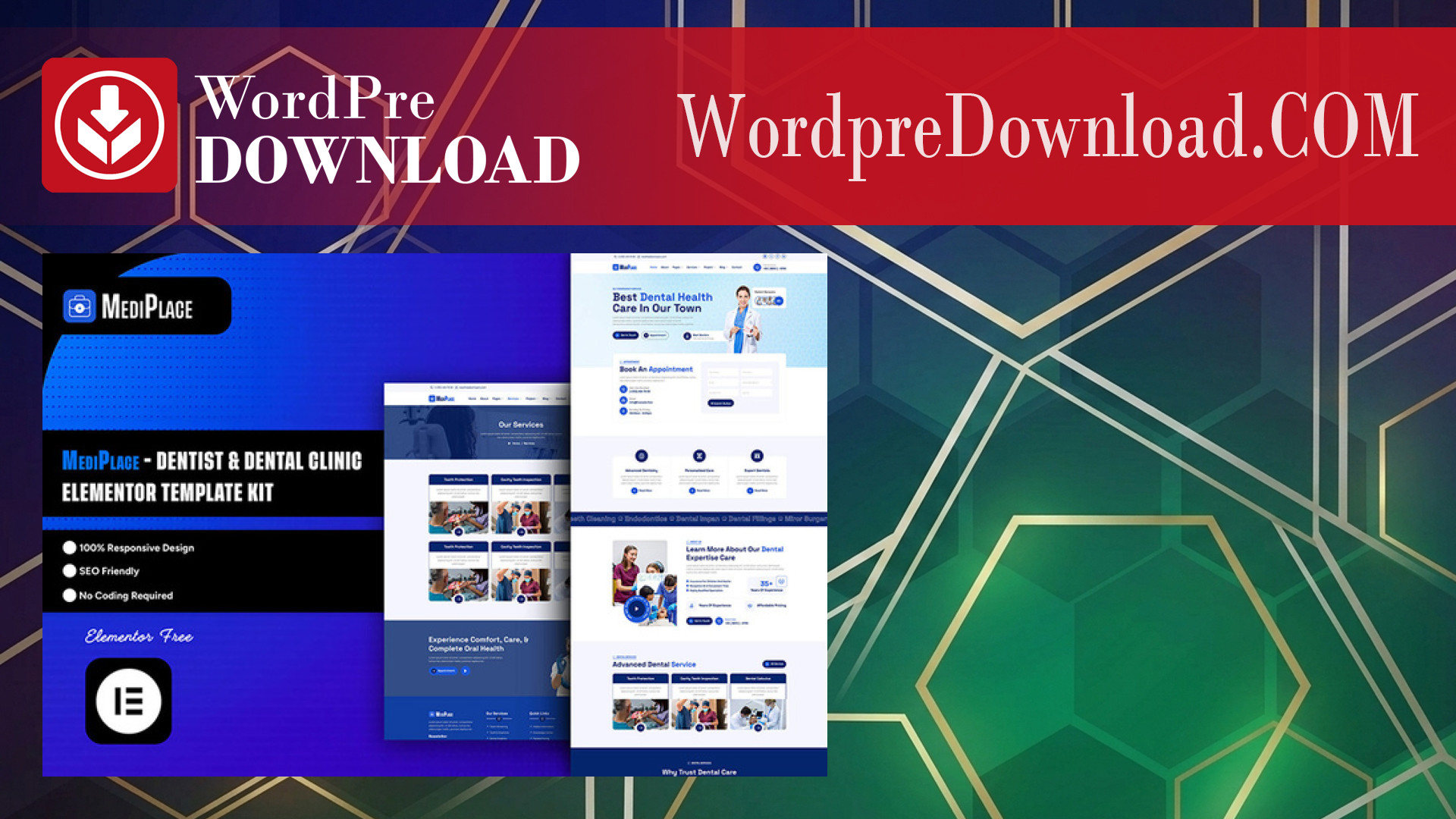 MediPlace – Dentist and Dental Clinic Elementor Template Kit – WordpreDownload.COM