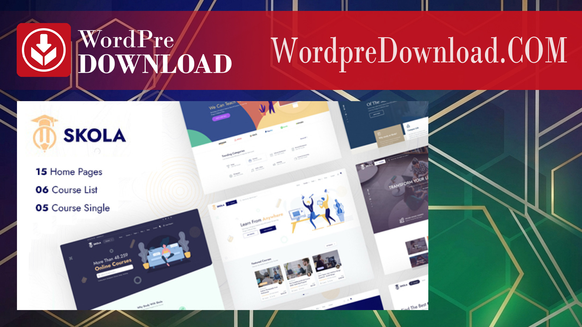 Skola – LMS Online Courses WordPress Theme – WordpreDownload.COM