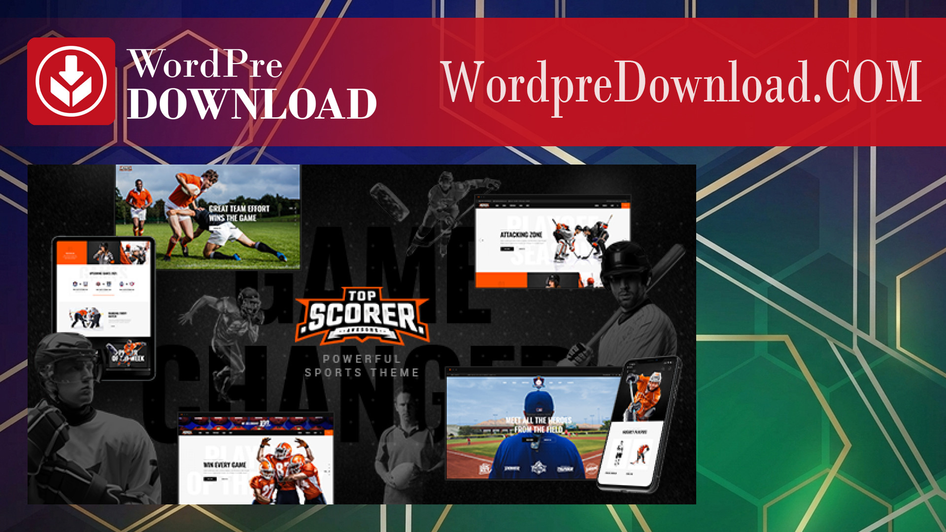 TopScorer – Sports WordPress Theme – WordpreDownload.COM