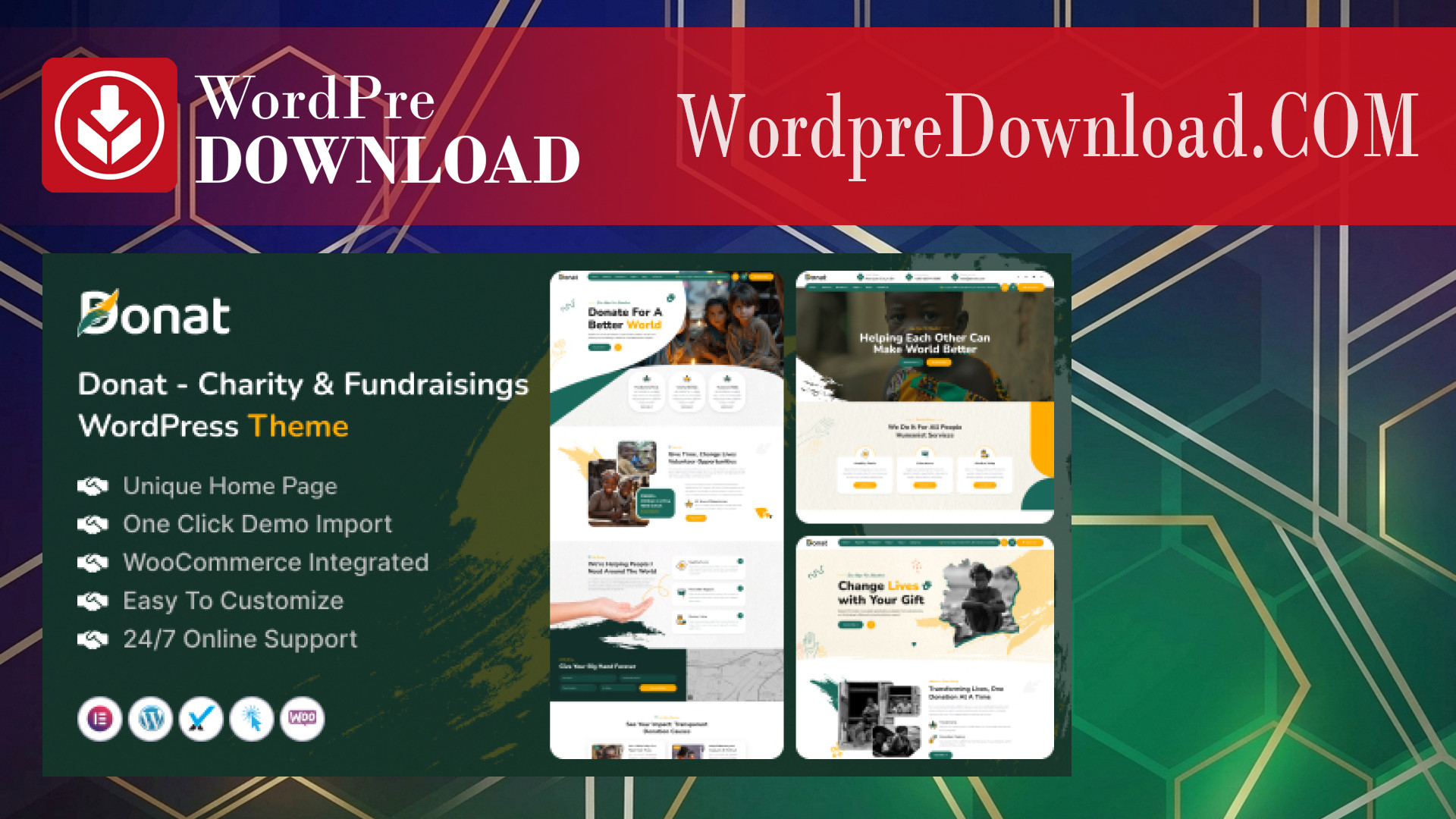 Donat – Charity and Fundraising WordPress Theme – WordpreDownload.COM