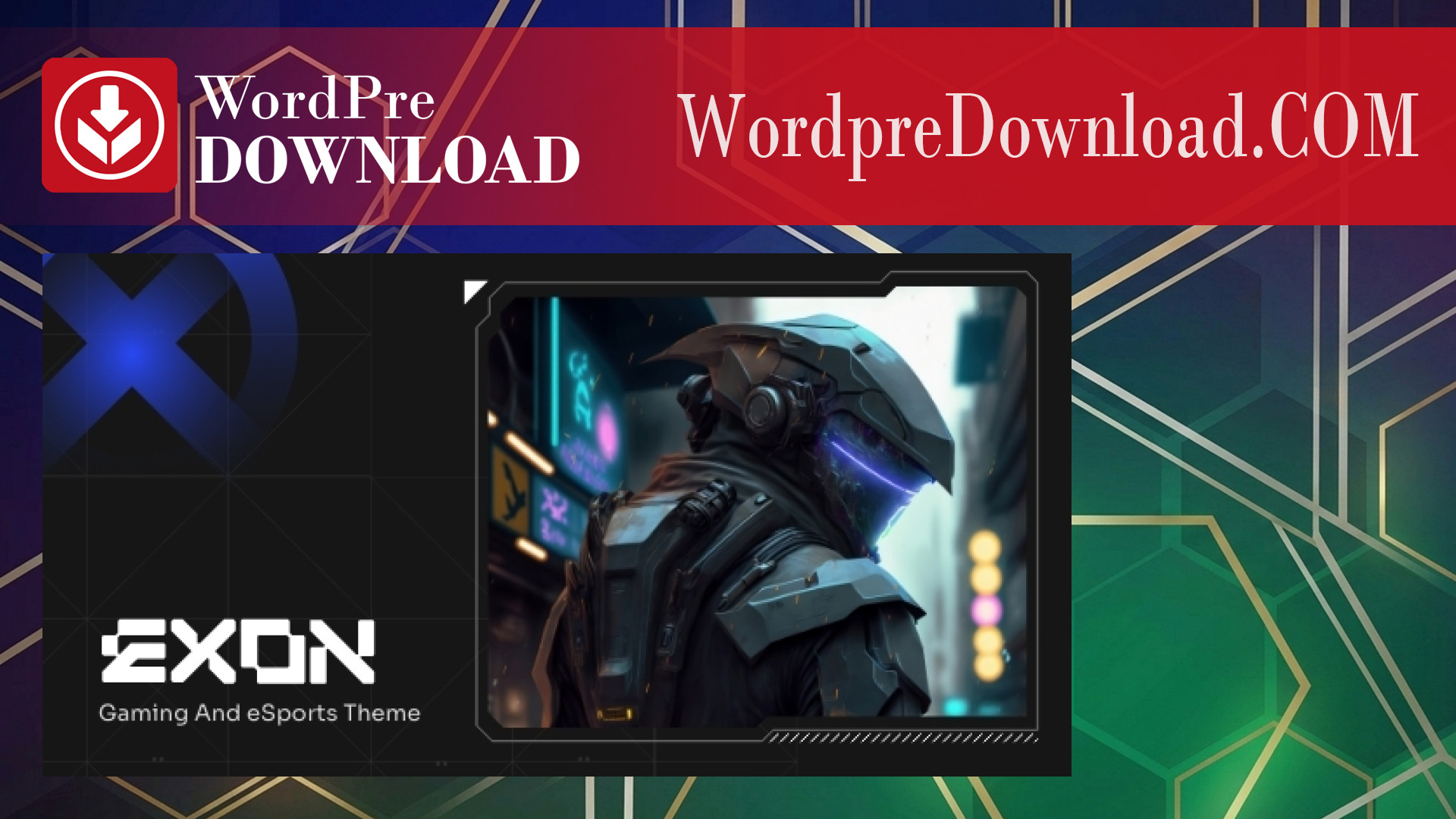Exon – Gaming and eSports WordPress Theme – WordpreDownload.COM