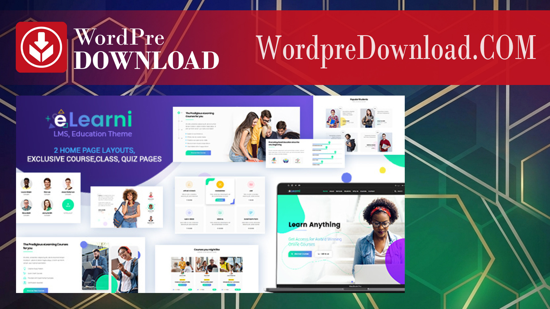 eLearni – Online Learning & Education LMS Theme – WordpreDownload.COM