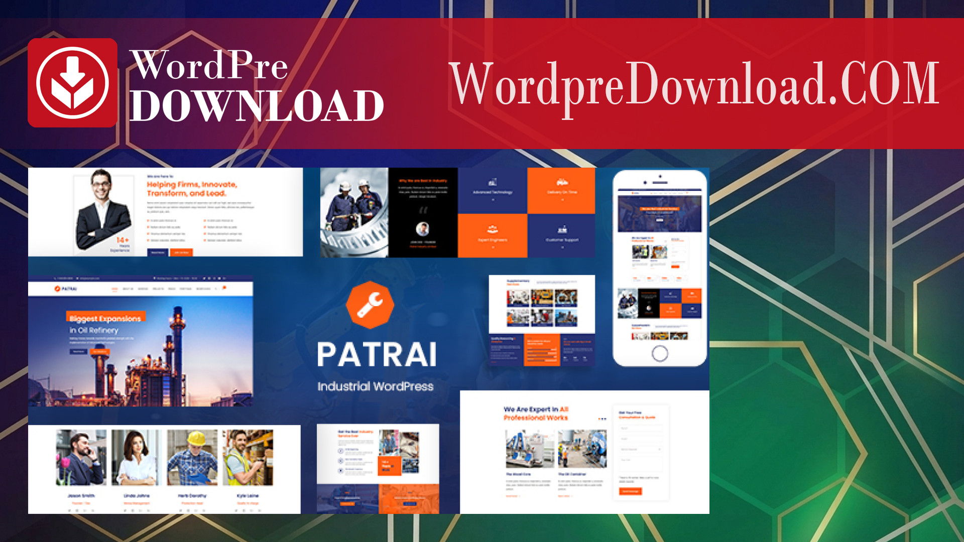 Patrai Industry – Industrial Theme For WordPress – WordpreDownload.COM