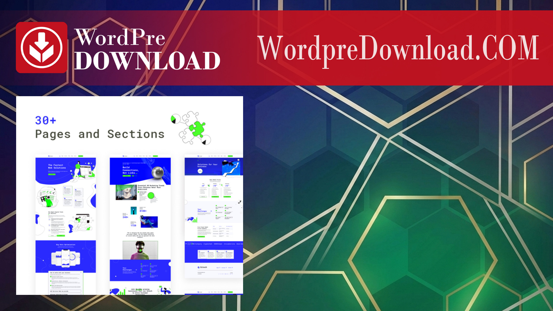 Sitech – SaaS Company Elementor Pro Template Kit – WordpreDownload.COM