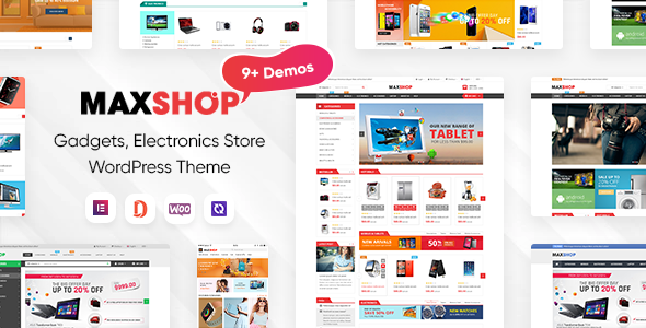 MaxShop – Electronics Store Elementor WooCommerce WordPress Theme – WordpreDownload.COM