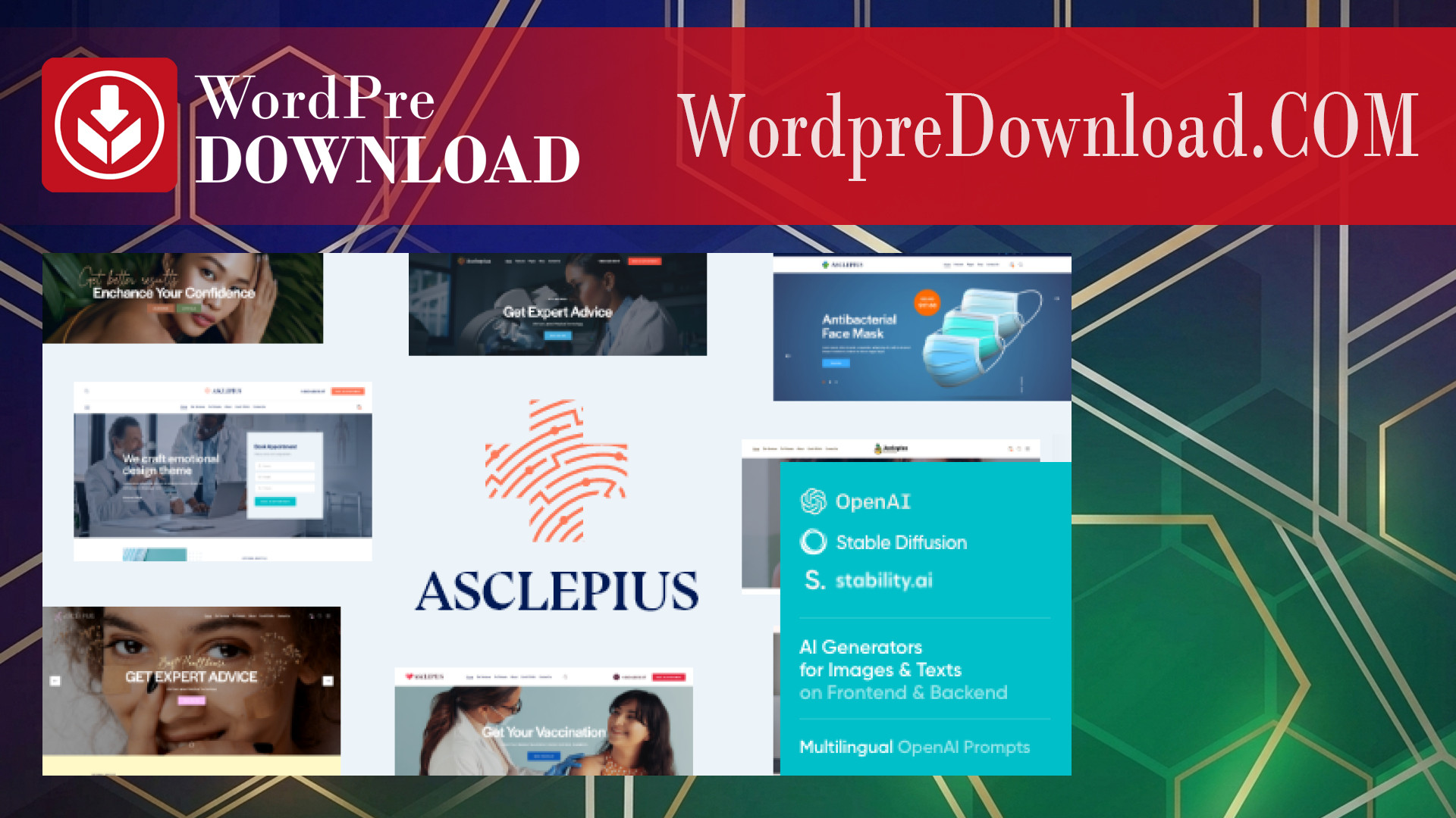 Asclepius – Doctor, Medical & Healthcare WordPress Theme – WordpreDownload.COM