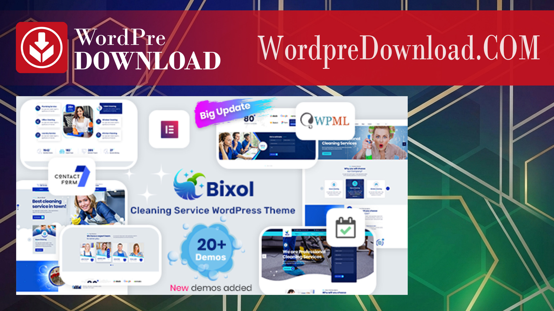 Bixol – Cleaning Services WordPress – WordpreDownload.COM