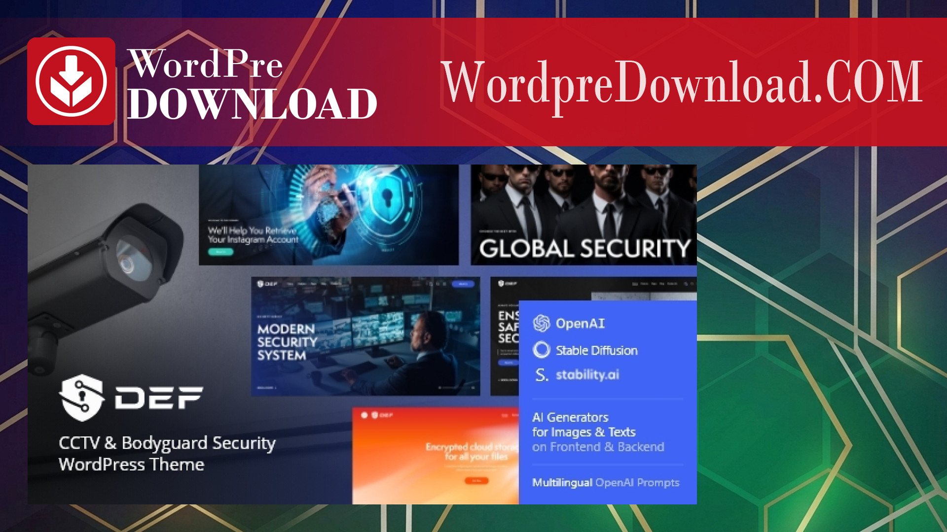 Bodyguard – Security and CCTV WP Theme – WordpreDownload.COM