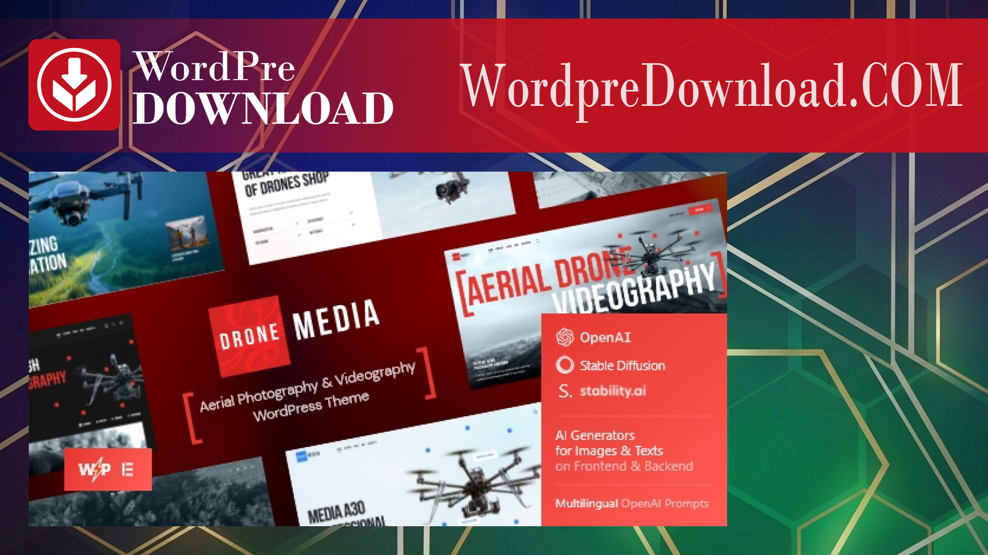 Drone Media | Aerial Photography & Videography Theme – WordpreDownload.COM