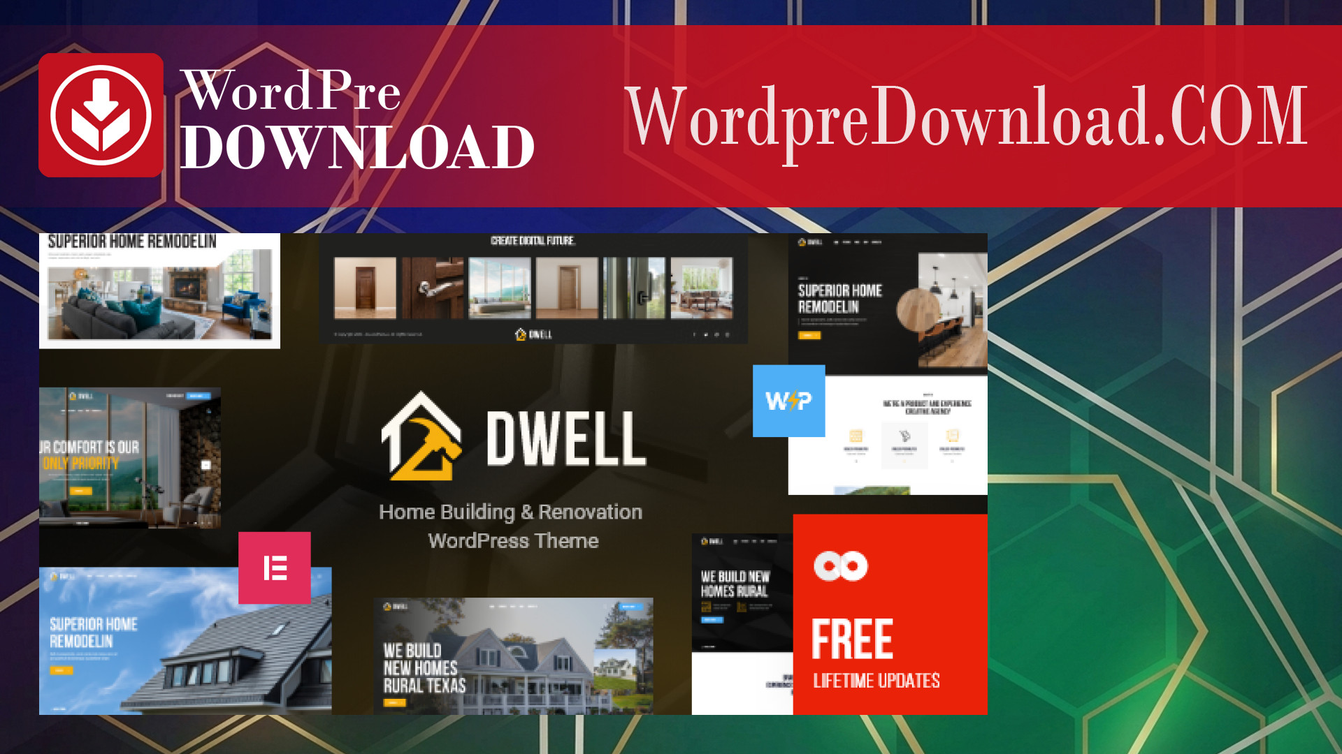 Dwell – Home Building and Renovation WordPress Theme – WordpreDownload.COM