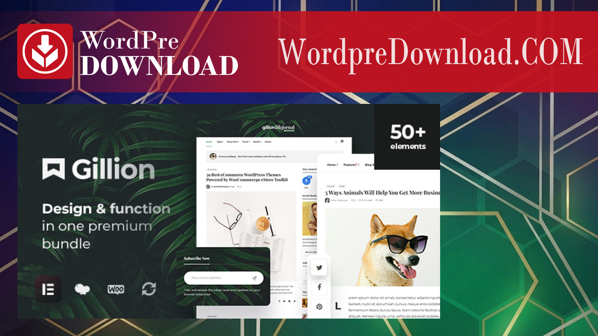 Gillion – Blog Magazine Shop Theme – WordpreDownload.COM