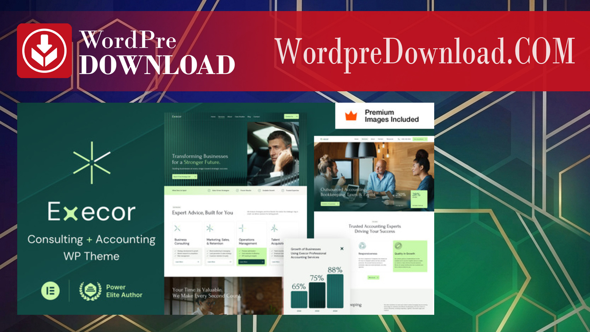 Execor – Accounting and Management Consulting WordPress Theme – WordpreDownload.COM
