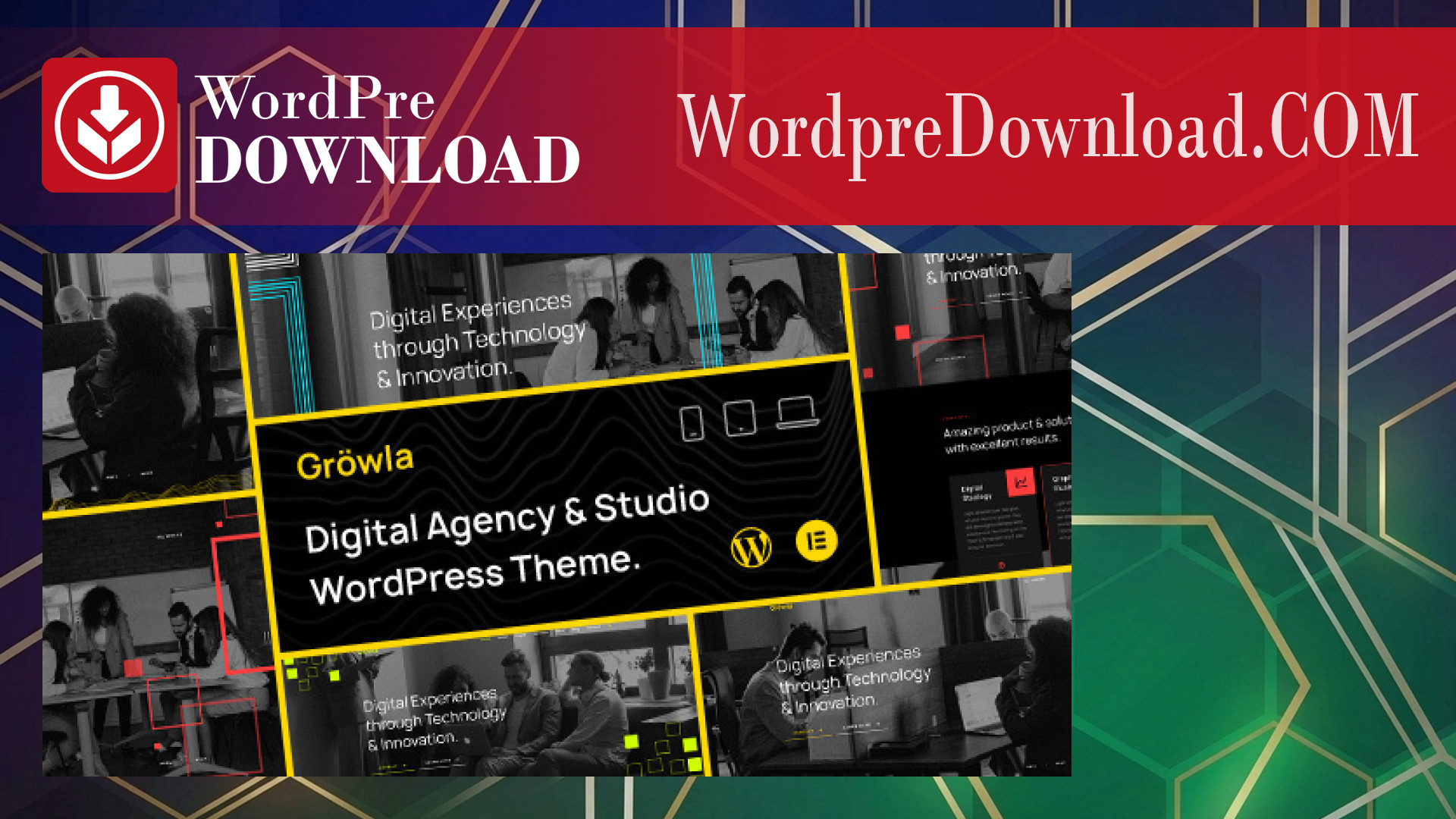 Gröwla – Digital Agency and Studio WordPress Theme – WordpreDownload.COM