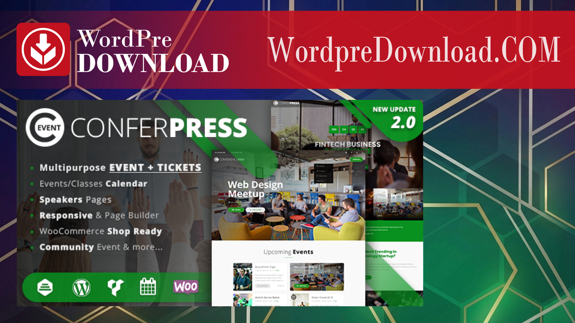 ConferPress – Multipurpose Event Tickets WordPress Theme – WordpreDownload.COM