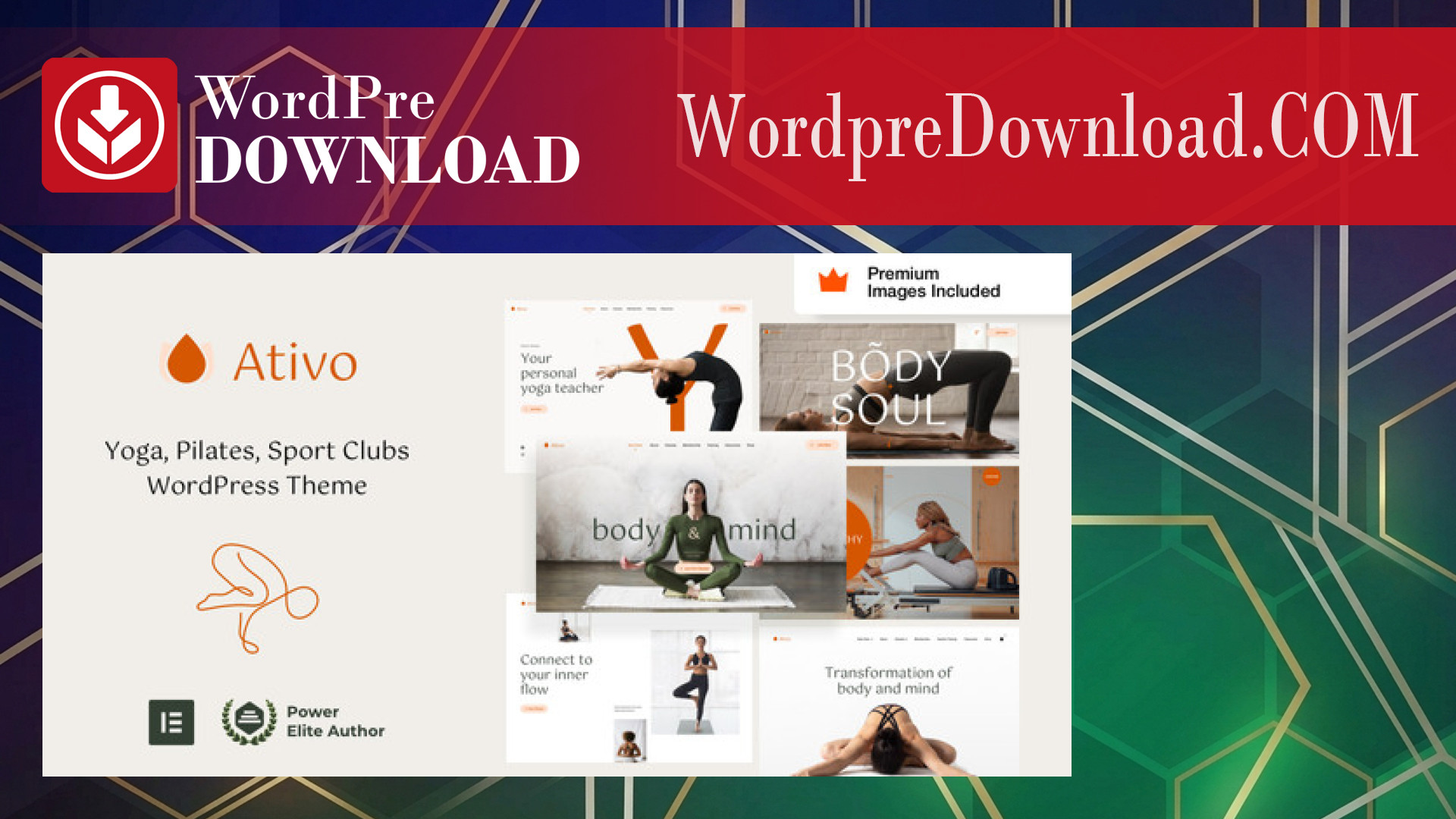 Ativo – Pilates Yoga WordPress Theme – WordpreDownload.COM