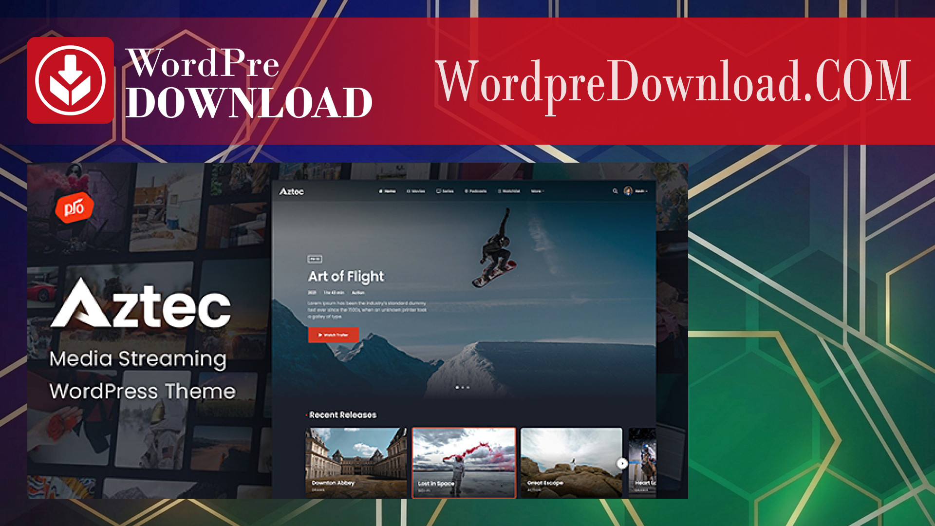 Aztec – Video Streaming and Membership Theme – WordpreDownload.COM
