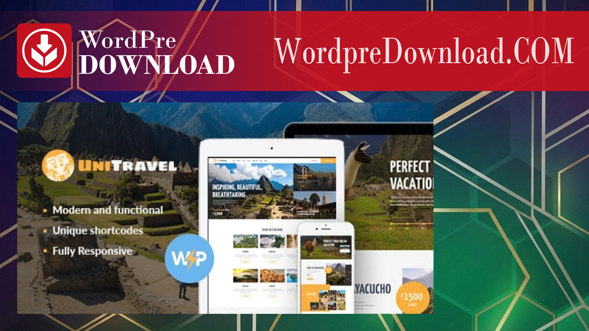 UniTravel | Travel Agency and Tourism Bureau WordPress Theme – WordpreDownload.COM