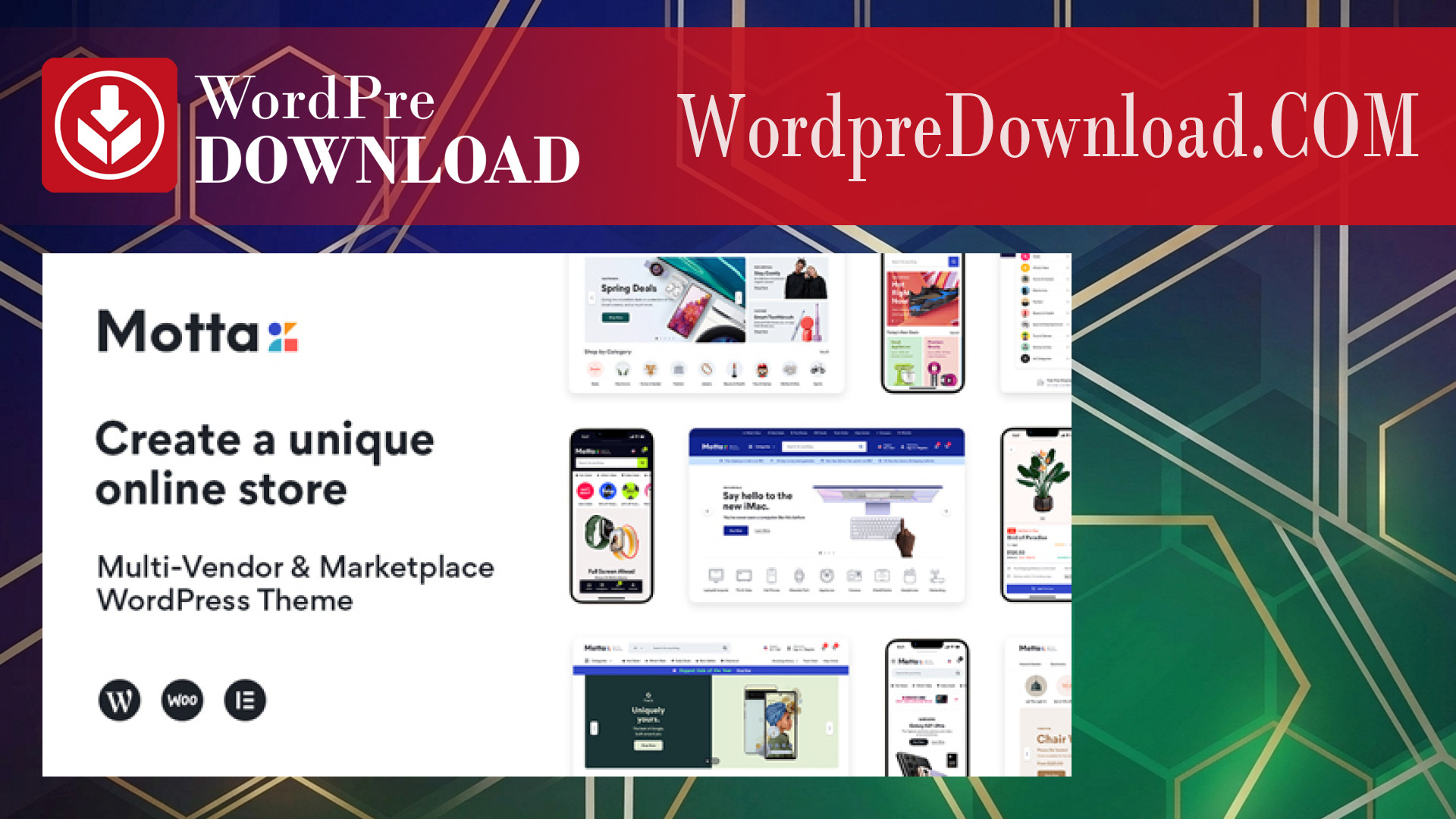Motta – Multi-Vendor and Marketplace WordPress Theme – WordpreDownload.COM