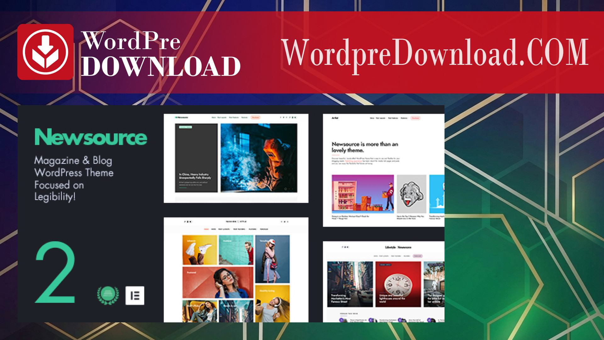 Newsource – Multi-Concept Blog and Magazine WordPress Theme – WordpreDownload.COM