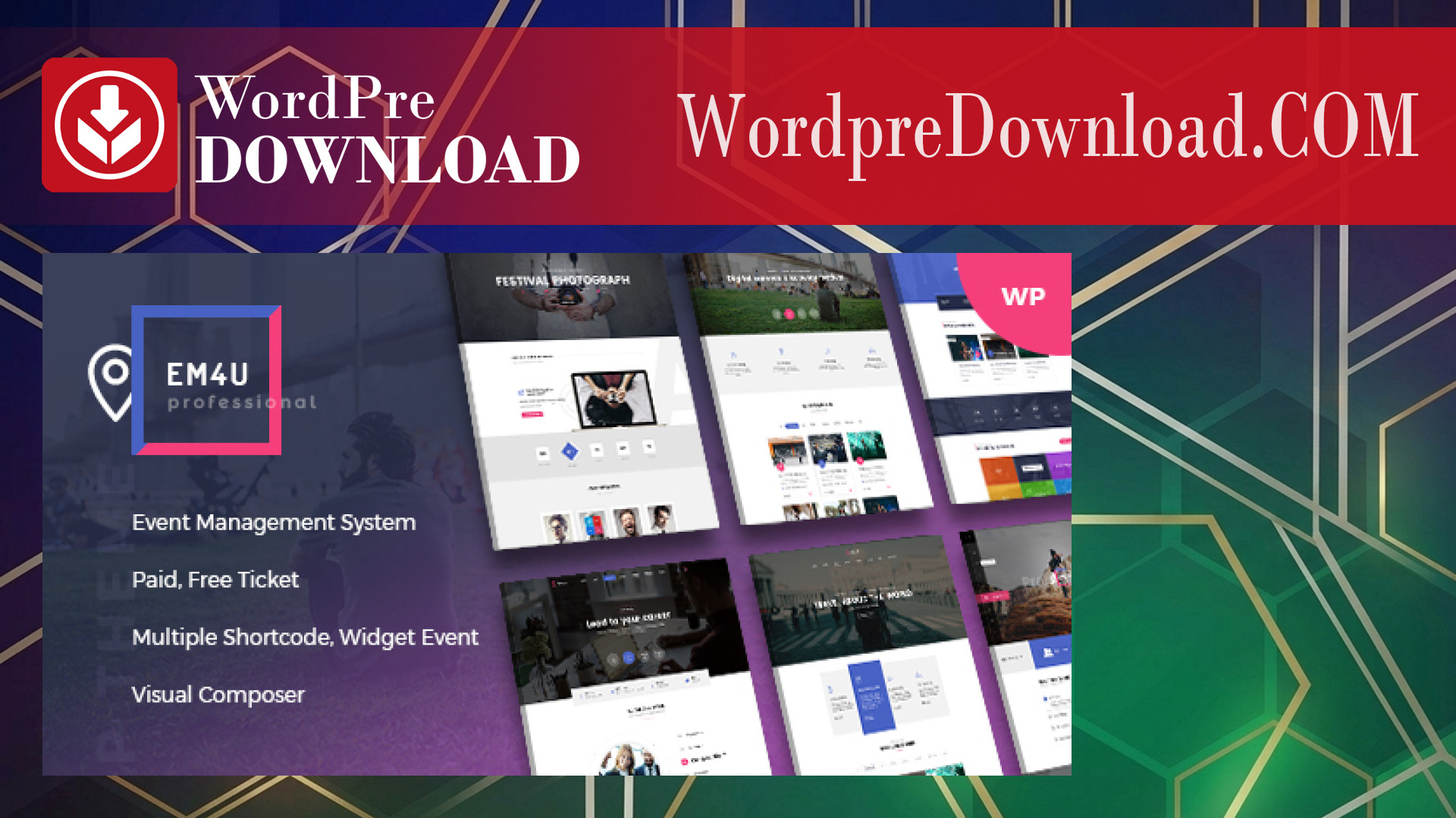 EM4U – Event Tickets WordPress Theme – WordpreDownload.COM