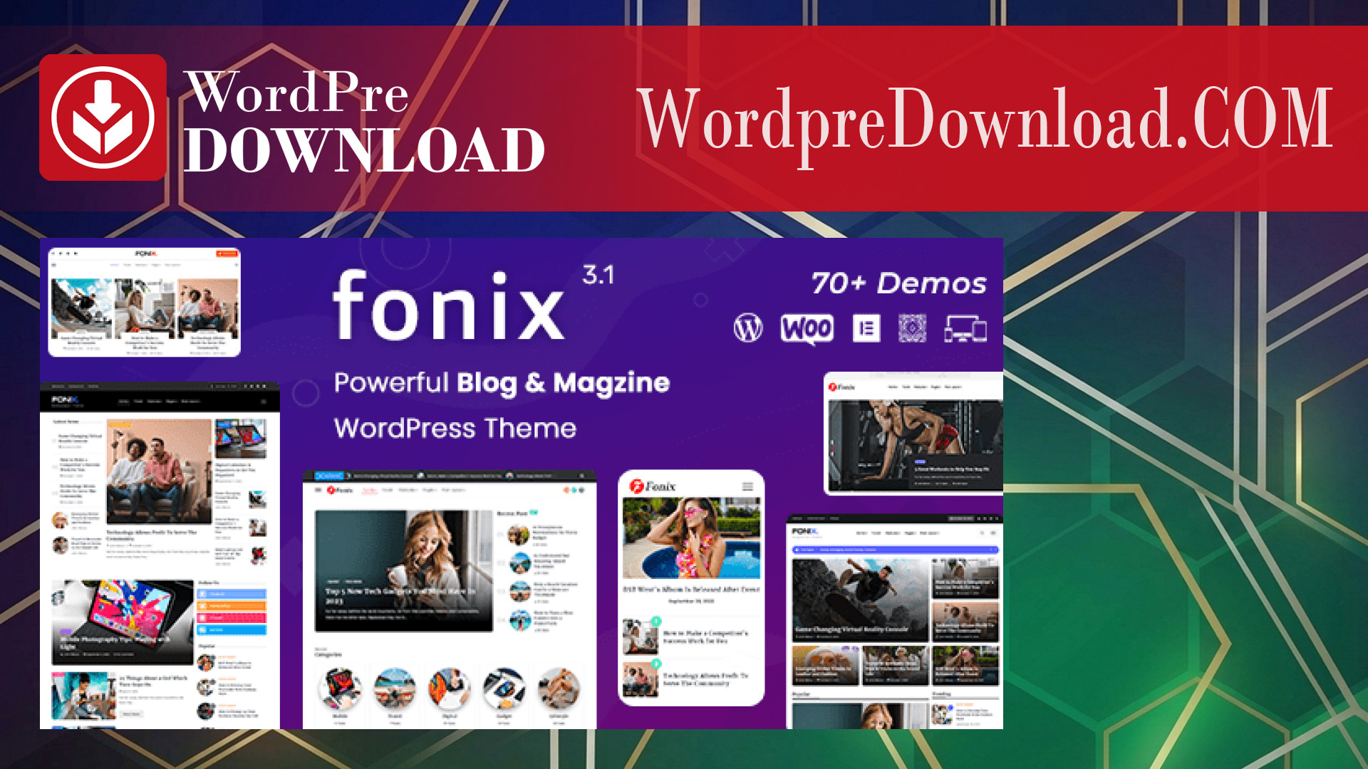 Fonix | Newspaper and Magazine WordPress Theme – WordpreDownload.COM