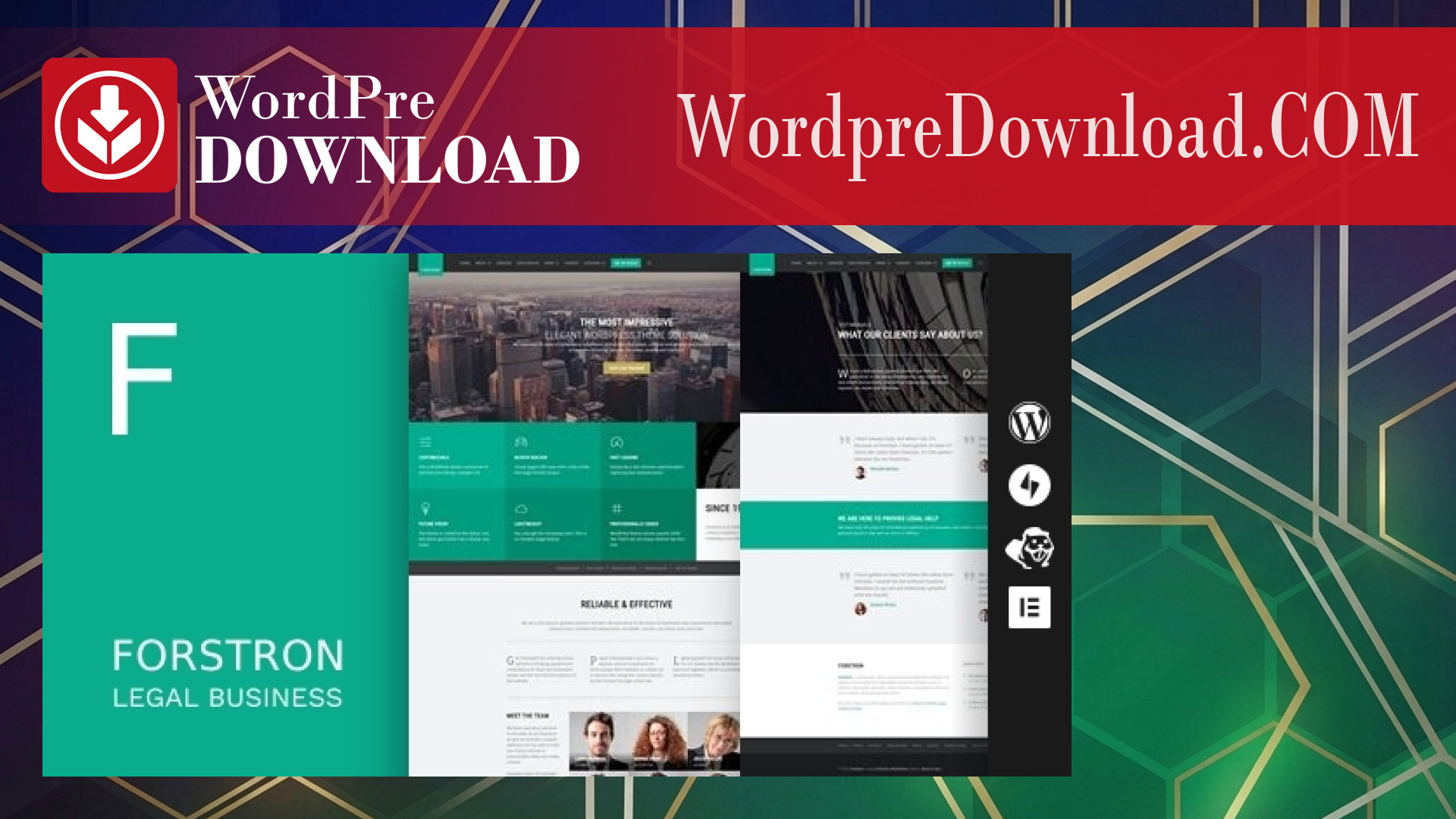 Forstron – Legal Business WordPress Theme – WordpreDownload.COM