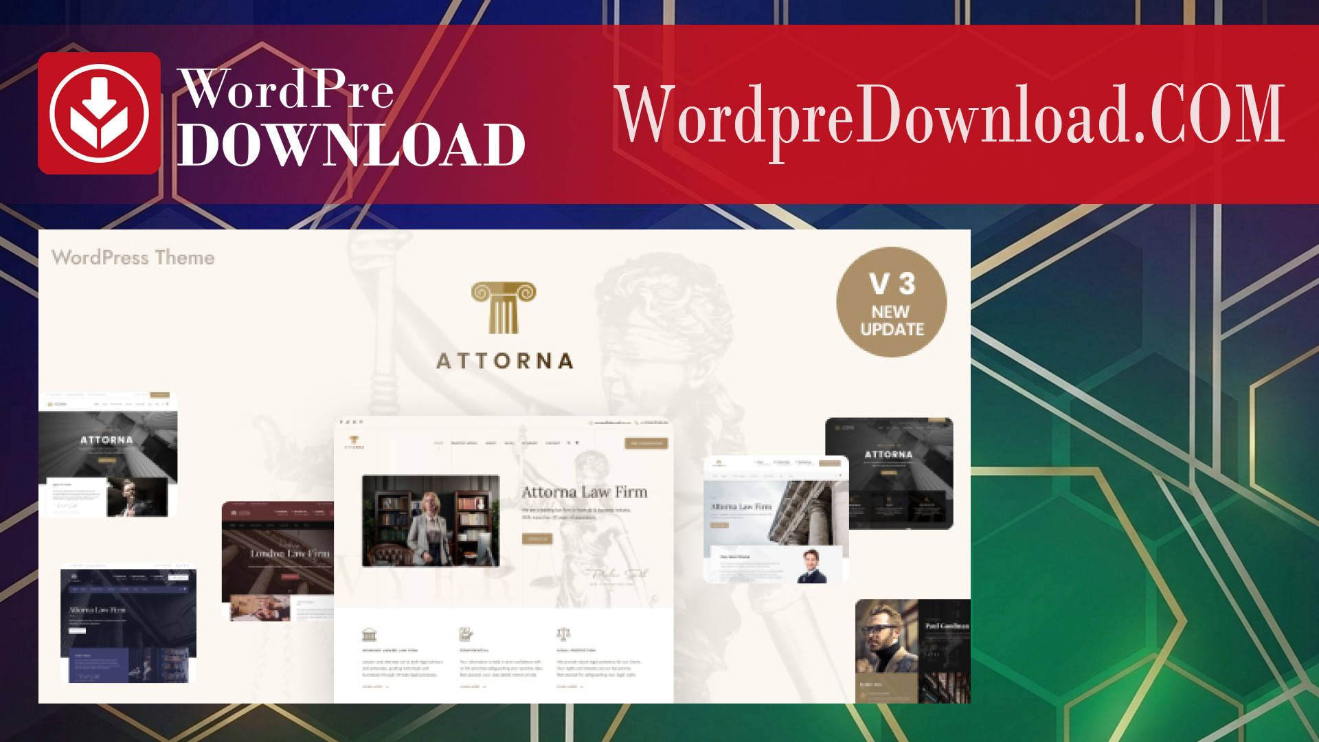 Attorna – Law Firm, Lawyer and Attorney WordPress Theme – WordpreDownload.COM