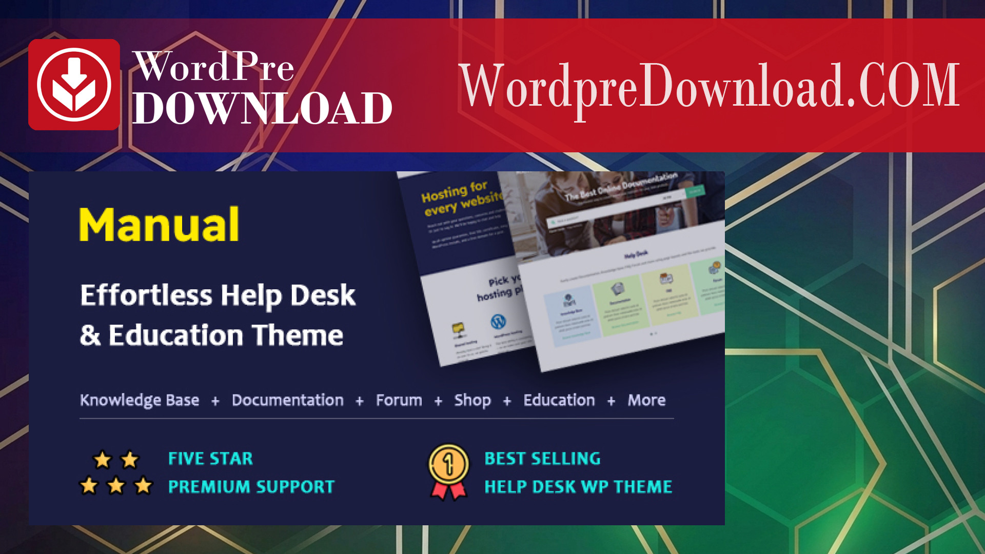 Manual – Documentation, Knowledge Base and Education WordPress Theme – WordpreDownload.COM