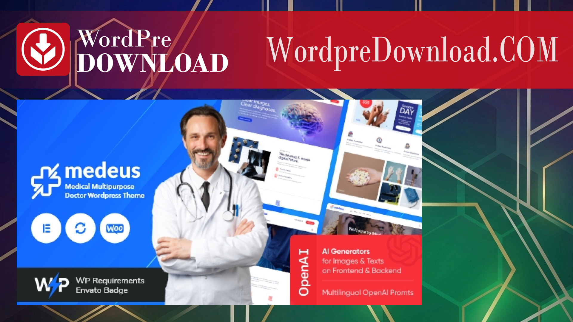 Medeus – Medical Multipurpose Doctor WordPress Theme – WordpreDownload.COM
