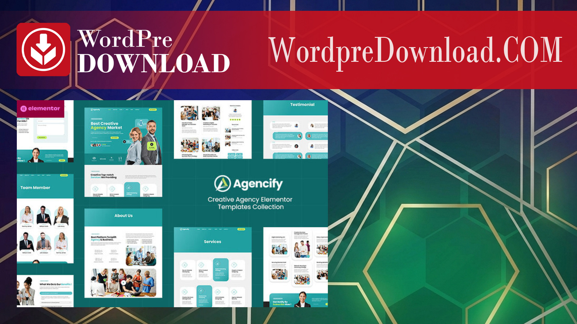 Agentor – Creative Agency Elementor Pro Template Kit – WordpreDownload.COM