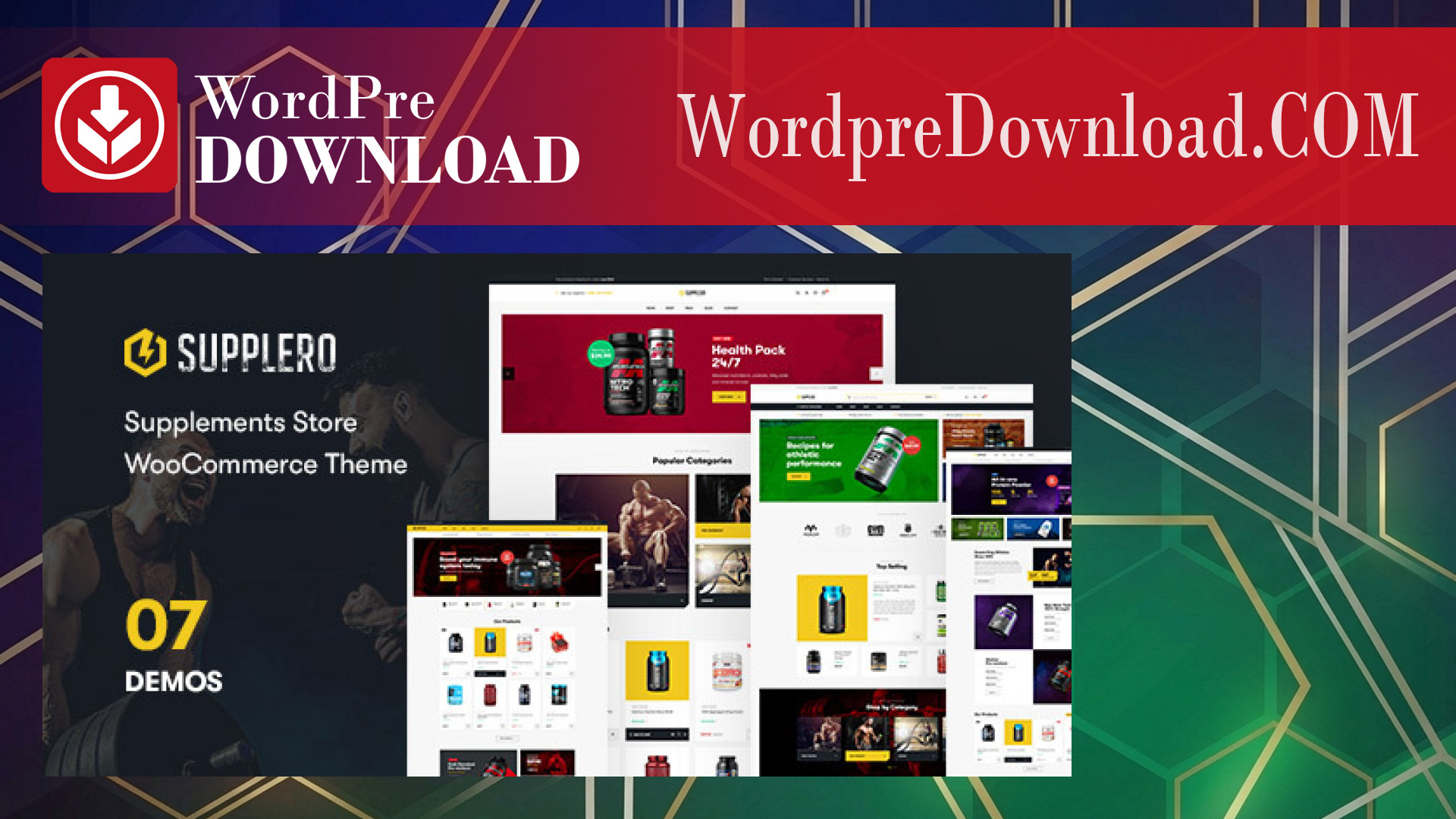 Supplero – Supplement Store WooCommerce Theme – WordpreDownload.COM