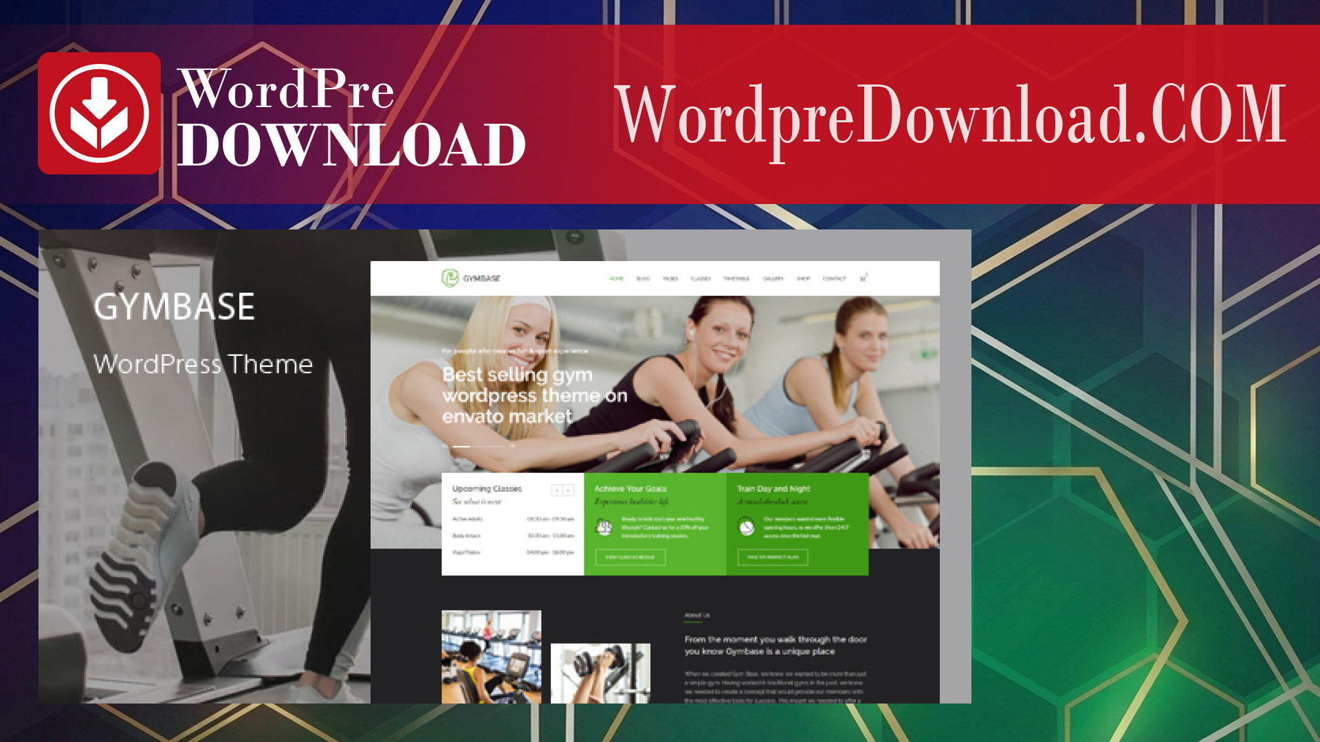 GymBase – Responsive Gym Fitness WordPress Theme – WordpreDownload.COM