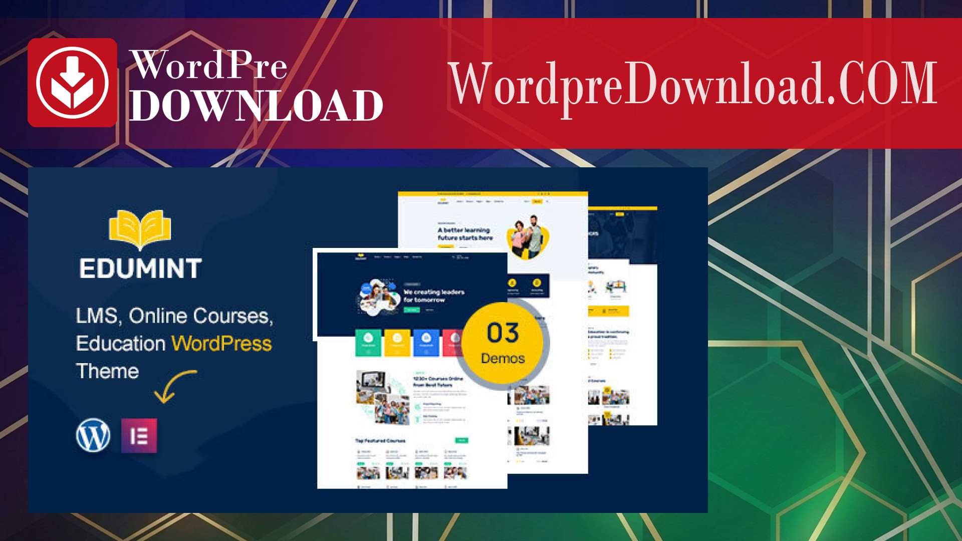 Edumint – LMS, Online Courses, Education WordPress Theme – WordpreDownload.COM