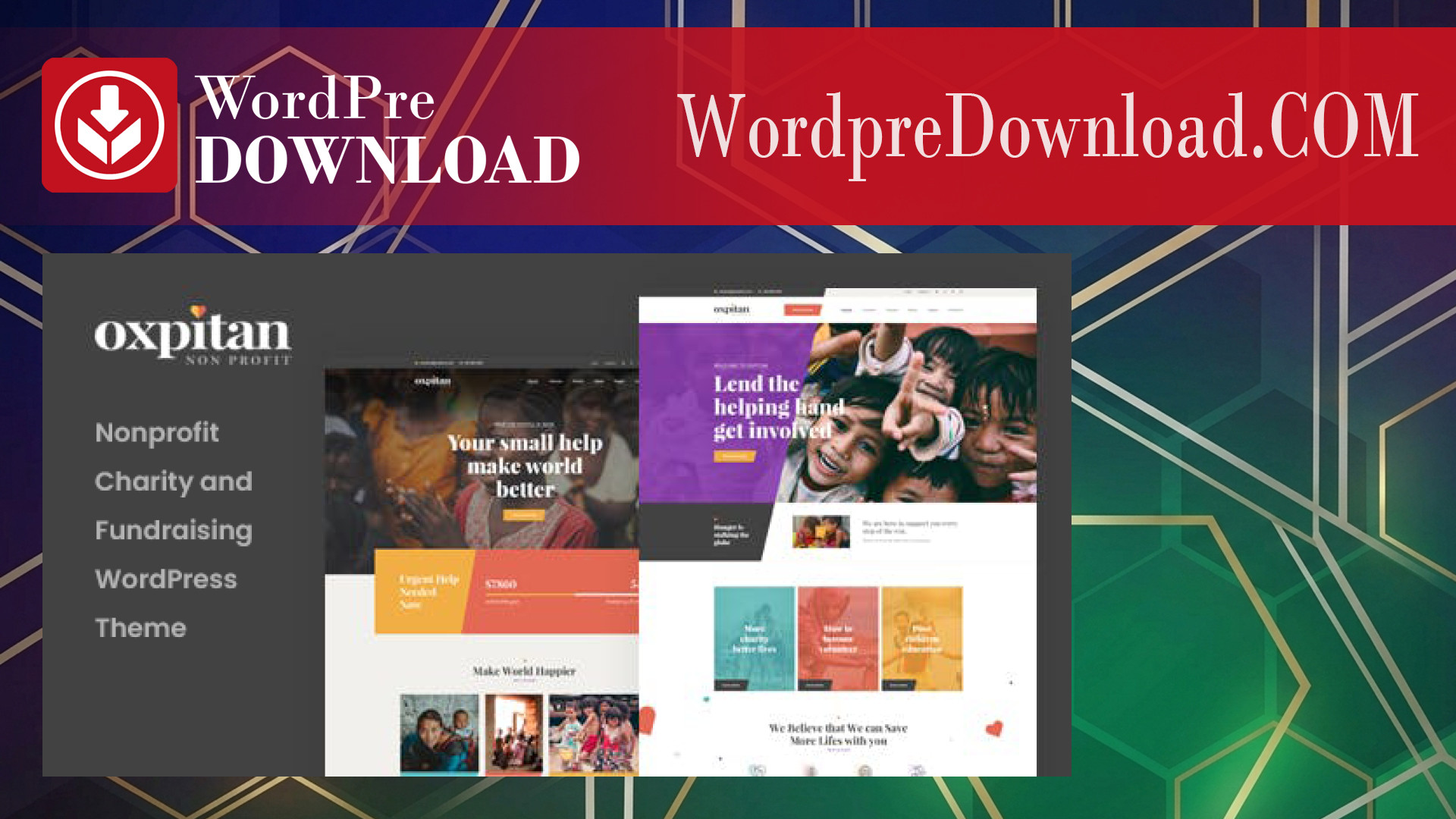 Oxpitan – Nonprofit Charity WordPress Theme – WordpreDownload.COM