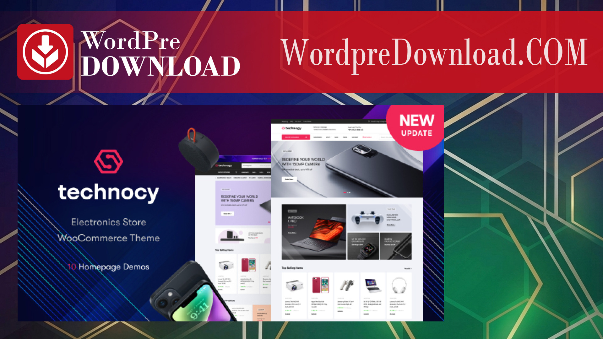Technocy – Electronics Store WooCommerce Theme – WordpreDownload.COM